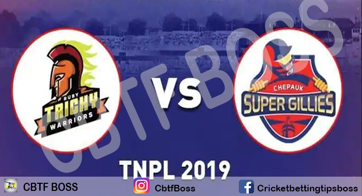 Ruby Trichy Warriors vs Chepauk Super Gillies match Overview and Predictions