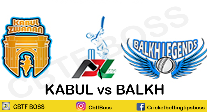 Balkh vs Kabul APL FINAL Full Predictions 
