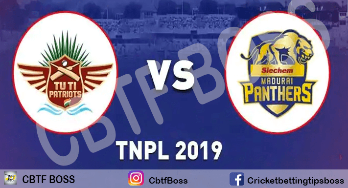 Madurai Panthers vs Tutti Patriots Match Overview and Predictions.